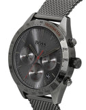 Hugo Boss Talent Chronograph Gunmetal Grey Dial Grey Mesh Bracelet Watch for Men - 1513637
