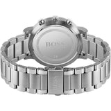 Hugo Boss Integrity Chronograph Blue Dial Silver Steel Strap Watch for Men - 1513779