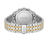 Hugo Boss Associate Chronograph Blue Dial Two Tone Steel Strap Watch for Men - 1513976