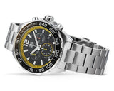 Tag Heuer Formula 1 Chronograph Black Dial Silver Steel Strap Watch for Men- CAZ101AC.BA0842