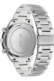 Hugo Boss Santiago Chronograph Black Dial Silver Steel Strap Watch for Men - 1513862