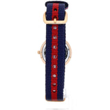 Daniel Wellington Classy Oxford White Dial Two Tone Nylon Strap Watch For Women - DW00100064