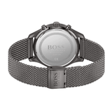 Hugo Boss Associate Chronograph Black Dial Black Mesh Bracelet Watch for Men - 1513769