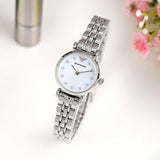 Emporio Armani Gianni Blue Dial Silver Steel Strap Watch For Women - AR1961