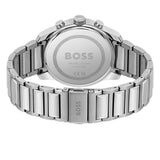 Hugo Boss Trace Chronograph Blue Dial Silver Steel Strap Watch For Men - 1514007