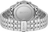 Hugo Boss Associate Chronograph Black Dial Silver Steel Strap Watch for Men - 1513869
