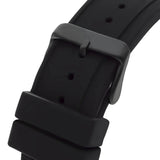 Guess Momentum Black Dial Black Rubber Strap Watch for Men - GW0263G4