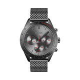 Hugo Boss Talent Chronograph Gunmetal Grey Dial Grey Mesh Bracelet Watch for Men - 1513637