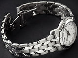 Burberry Heritage Check White Dial Silver Steel Strap Watch for Women - BU1853