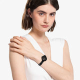 Swarovski Cosmopolitan PVD Black Dial Black Steel Strap Watch for Women - 5547646