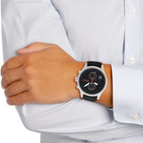 Hugo Boss Detroit Sport Quartz Black Dial Black Rubber Strap Watch for Men - 1550006
