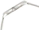Calvin Klein Minimal White Dial Silver Mesh Bracelet Watch for Men - K3M2112Y