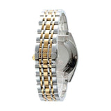 Emporio Armani Classic Chronograph White Dial Two Tone Steel Strap Watch For Men - AR0396