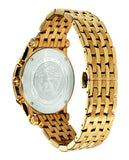Versace Sport Tech Chronograph Black Dial Gold Steel Strap Watch for Men - VELT00419