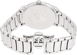 Emporio Armani Luigi Quartz Black Dial Silver Steel Strap Watch For Men - AR2499