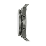 Fossil Bannon Multifunction Chronograph Green Dial Grey Steel Strap Watch for Men - BQ2504