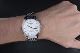 Tissot Le Locle Powermatic 80 Silver Dal Silver Steel Strap Watch For Men - T006.407.11.033.00