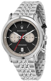 Maserati Legend Chronograph Black Dial Stainless Steel Watch For Men - R8873638001