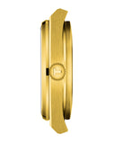 Tissot PRX Gold Dial Gold Steel Strap Watch for Men - T137.210.33.021.00