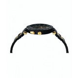 Versace V-Race Analog Quartz Black Dial Two Tone Steel Strap Watch For Men - VEBV00619