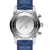 Breitling Superocean Heritage Chronograph 44 Blue Dial Blue Mesh Bracelet Watch for Men - A13313161C1S1