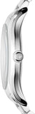 Emporio Armani Valente Quartz Black Dial Silver Steel Strap Watch For Men - AR11086