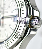 Breitling Colt 44mm Automatic Silver Dial Black Leather Mens Watch - A1731311/G820/428X