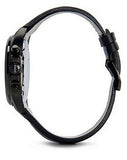 Hugo Boss Driver Chronograph Black Dial Black Leather Strap Watch For Men - HB1513061
