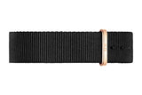 Daniel Wellington Classic Petite Cornwall White Dial Green NATO Strap Watch For Women - DW00100253