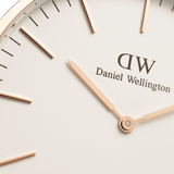 Daniel Wellington Classic Oxford White Dial Two Tone NATO Strap Watch For Women - DW00100029
