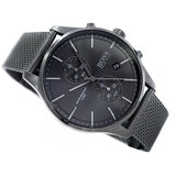 Hugo Boss Associate Chronograph Grey Dial Grey Mesh Bracelet Watch for Men - 1513870