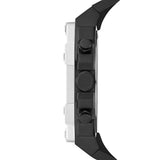 Guess Formula Chronograph Black Dial Black Silicone Strap Watch For Men - GW0579G1