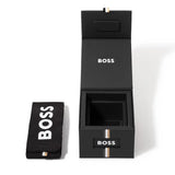 Hugo Boss Bossmatic Automatic Black Dial Gold Steel Strap Watch for Men - 1514180