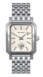 Tory Burch Robinson White Dial Silver Steel Strap Watch for Women - TBW1510