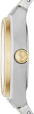 Emporio Armani Federica Mother of Pearl Dial Two Tone Steel Strap Watch for Women - AR11559