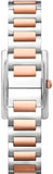 Emporio Armani Genni Mother of Pearl Dial Two Tone Steel Strap Watch for Women - AR11626