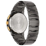 Versace Greca Dome Chronograph Black Dial Grey Steel Strap Watch for Men - VE6K00623