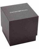 Emporio Armani Gianni T-Bar Pink Dial Silver Steel Strap Watch for Women - AR11686