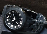 Marc Jacobs Pelly Black Dial Black Silicone Strap Watch for Women - MBM2507
