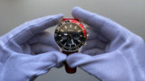 Fossil Bannon Multifunction Black Dial Red Silicone Strap Watch for Men - BQ2499