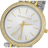 Michael Kors Darci Silver Dial Two Tone Steel Strap Watch for Women - MK3215