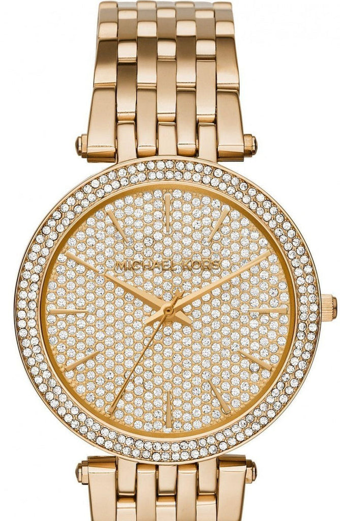 Michael Kors Darci Gold Dial Gold Steel Strap Watch for Women - MK3438