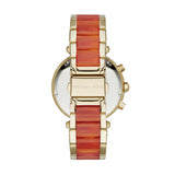 Michael Kors Parker Gold Dial Two Tone Steel Strap Watch for Women - MK6139