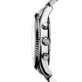 Michael Kors Lexington Silver Dial Silver Steel Strap Watch for Men - MK8405
