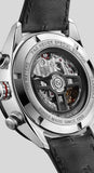 Tag Heuer Carrera Porsche Chronograph Special Edition Black Dial Black Leather Strap Watch for Men - CBN2A1F.FC6492