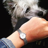 Tissot T Lady Lovely Silver Dial Silver Steel Strap Watch For Women - T058.009.11.031.00