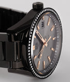 Tag Heuer Carrera Quartz Diamonds Black Dial Black Steel Strap Watch for Women - WAR1115.BA0602