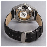 Tissot T One Automatic Black Dial Black Leather Strap Watch For Men - T038.430.16.057.00