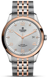 Tudor 1926 Automatic Diamonds Silver Dial Two Tone Steel Strap Watch for Men - M91651-0002