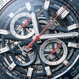 Tag Heuer Carrera Chronograph Blue Dial Silver Steel Strap Watch for Men - CBG2A11.BA0654